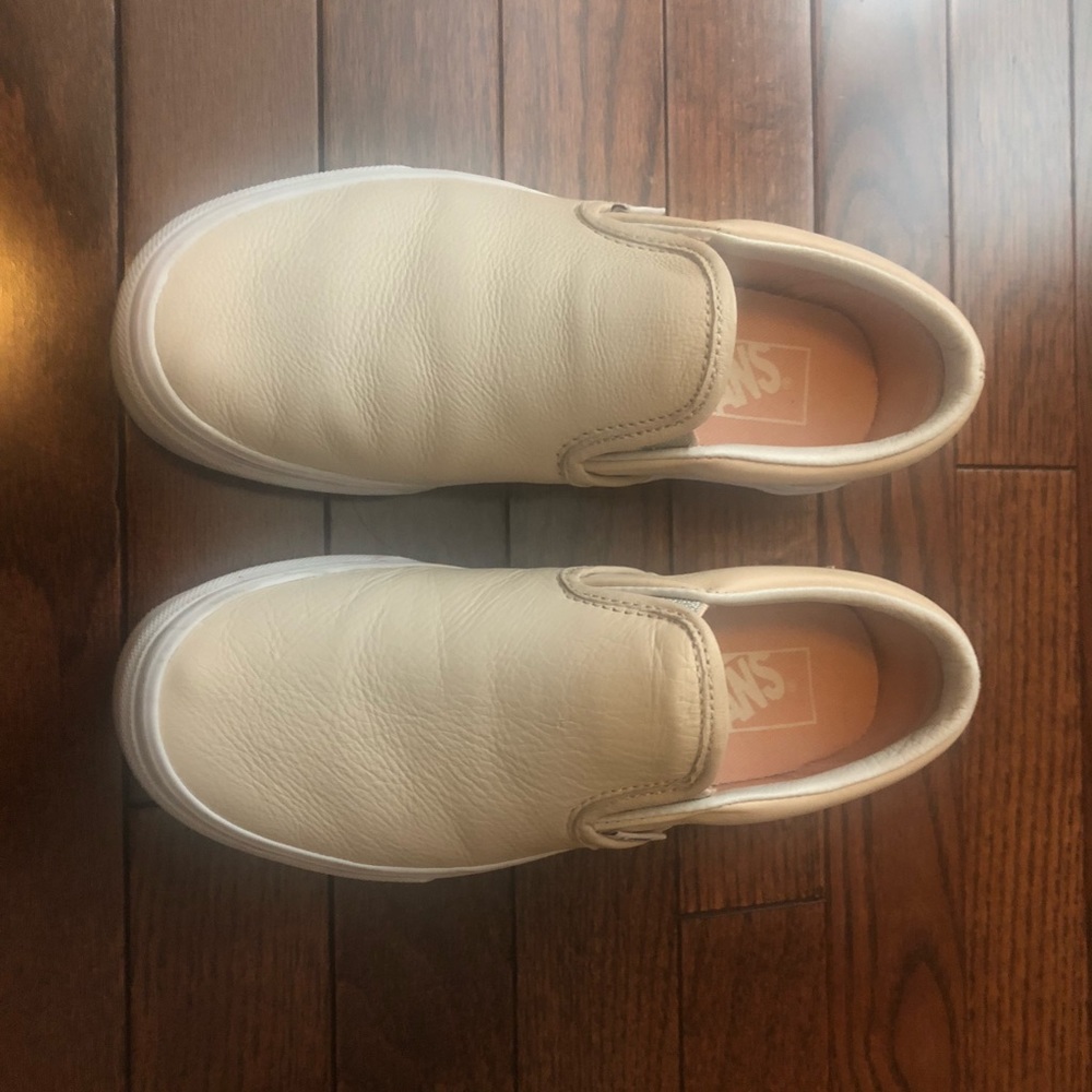 Vans Leather Slip-on Runners